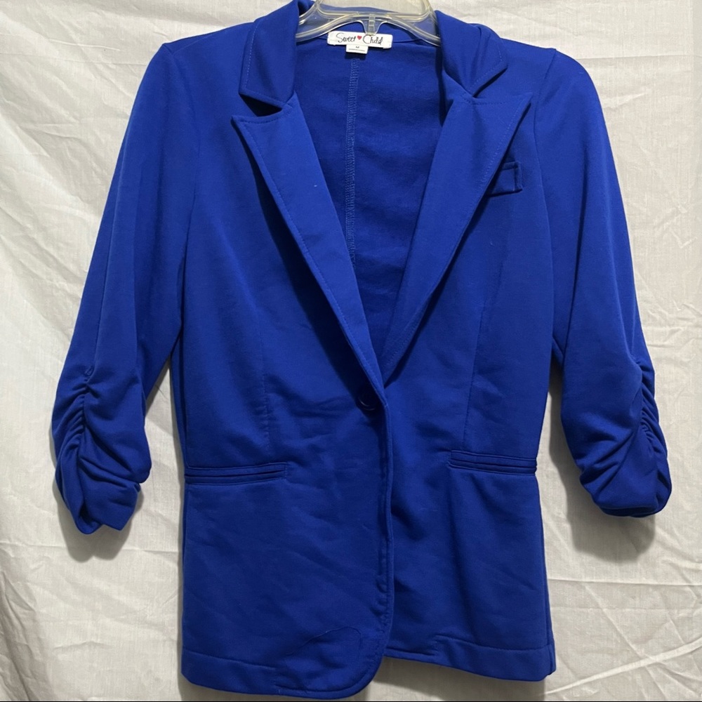 Royal blue blazer